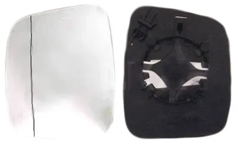 Miroir Glace rétroviseur gauche pour FIAT QUBO, 2008-2016, asphérique, à clipser, Neuf