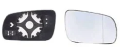 Miroir Glace rétroviseur gauche pour VOLKSWAGEN PASSAT B5 ph. 1 1996-2000, Mod. Grand, bleu