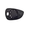 Miroir Glace rétroviseur gauche pour FORD FIESTA VI phase 1, 2008-2012, dégivrant, à clipser, Neuf