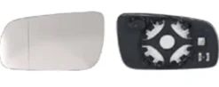 Miroir Glace rétroviseur gauche pour SKODA OCTAVIA I ph. 2 2000-2004, dégivrant, asphérique, Grand