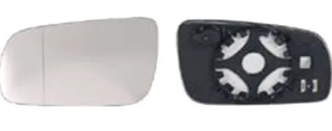 Miroir Glace rétroviseur gauche pour SKODA OCTAVIA I ph. 2 2000-2004, dégivrant, asphérique, Grand