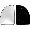 Miroir Glace rétroviseur gauche pour FIAT DUCATO II phase 2, 2002-2006, verre supérieur, à clipser