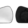 Miroir Glace rétroviseur gauche pour PEUGEOT 207 CC ph.2, 2009-2015 dégivrant, asphérique, à clipser
