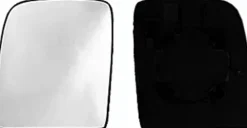Miroir Glace rétroviseur gauche pour CITROËN JUMPY II 2007-2016, verre supérieur, à clipser