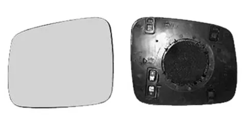 Miroir Glace rétroviseur gauche pour VOLKSWAGEN TRANSPORTER T4, 1996-2003, dégivrant, à clipser