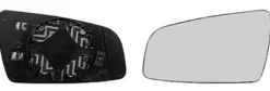 Miroir Glace rétroviseur gauche pour OPEL ZAFIRA B ph. 1 2005-2008, dégivrant, asphérique, Neuf