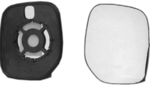 Miroir Glace rétroviseur gauche pour CITROËN BERLINGO I phase 1, 1996-2002, à clipser, Neuf