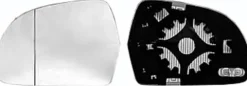 Miroir Glace rétroviseur gauche pour AUDI Q3 I phase 1, 2011-2014, dégivrant, asphérique, Neuf