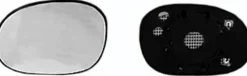 Miroir Glace rétroviseur gauche pour CITROËN XSARA PICASSO phase 1, 1999-2004 dégivrant, asphérique