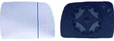 Miroir Glace rétroviseur gauche pour BMW X3 E83 2006-2010, dégivrant, asphérique, bleu, Neuf