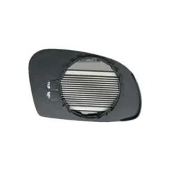 Miroir Glace rétroviseur gauche pour CITROËN SAXO phase 2, 1999-2003, dégivrant, à clipser, Neuf