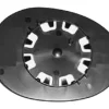 Miroir Glace rétroviseur gauche pour TOYOTA AYGO I phase 2, 2009-2012, asphérique, à clipser, Neuf