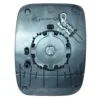 Miroir Glace rétroviseur gauche pour RENAULT TRAFIC III phase 1 2014-2019 dégivrant asphérique à clipser