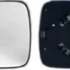 Miroir Glace rétroviseur gauche pour RENAULT CLIO III phase 2, 2009-2012, asphérique, à clipser