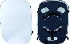 Miroir Glace rétroviseur pour FIAT DOBLO I phase 2, 2006-2010 gauche ou droit, dégivrant, à clipser