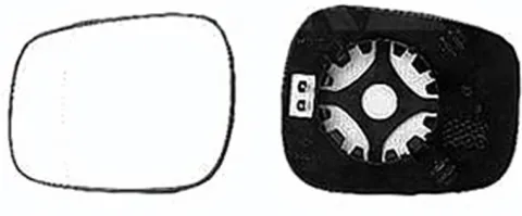 Miroir Glace rétroviseur pour RENAULT KANGOO I ph.1, 2001-2003, gauche ou droit, dégivrant à clipser