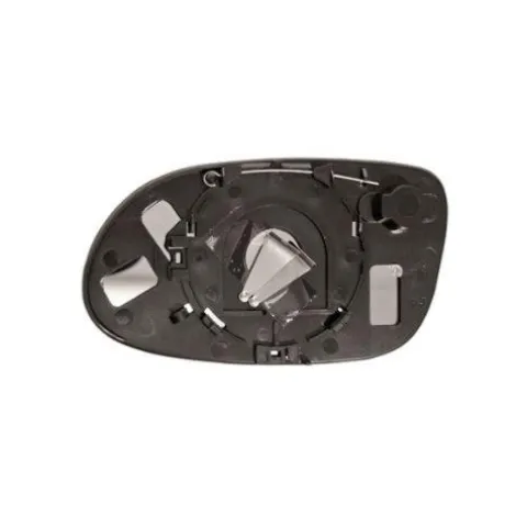 Miroir/Glace de rétroviseur droit pour MERCEDES Classe A 2001-2004, asphérique, chauffant, avec plaque, version OE, Neuf
