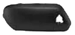 Moulure avant droite pour PEUGEOT 307 phase 2, 2005-2008, noire, calandre pare chocs avant