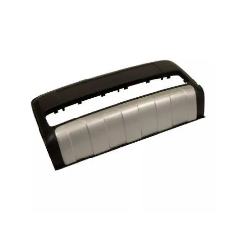 Moulure centrale pare-chocs avant pour FIAT PANDA 4X4/NAT. POW. depuis 2013, argentée, Neuve