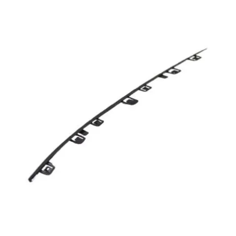 Moulure droite de pare-chocs avant pour MERCEDES CLASSE C phase 1 depuis 2021 (W206-S206), noire, partie inférieure, Neuve