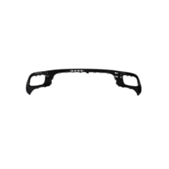 Moulure pare-chocs arrière centrale pour MERCEDES CLASSE GLA 2 phase 1 depuis 2020, Noire brillante, Neuve