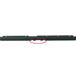 Pare chocs arrière central pour FIAT DUCATO Camping-car III phase 1, 2006-2014, gris, trou crochet