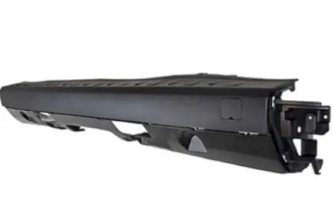 Pare chocs arrière inférieur pour RENAULT KANGOO III phase 1 depuis 2021, noir gaufré, Mod. VAN, Neuf