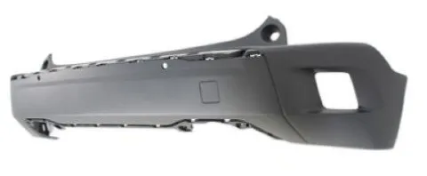 Pare chocs arrière inférieur pour PEUGEOT 2008 II ph.1 2019-2023, 2 trous radar, noir, Neuf