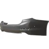 Pare chocs arrière pour BMW Serie 5 G30/G31, depuis 2017, cache crochet, trous moulure, trous radar, trous park assist + supports, échappement simple grand, Mod. LUXURY/SPORT LINE, Neuf à peindre