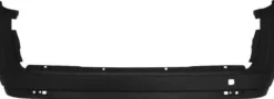 Pare chocs arrière pour FIAT DOBLO II phase 1, 2010-2014, (2 portes arrière), noir, Neuf