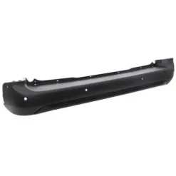 Pare chocs arrière pour FIAT DOBLO III phase 1 depuis 2022, noir gaufré, cache crochet, trous radar et park assist + supports, Neuf