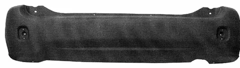Pare chocs arrière pour HYUNDAI ATOS 1998-2003, noir, Neuf