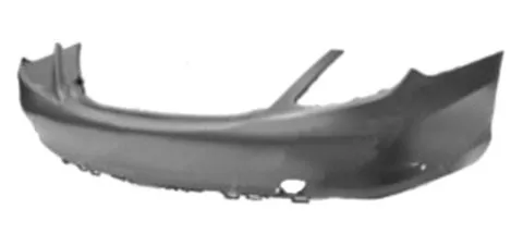 Pare chocs arrière pour MERCEDES (W205) CLASSE C ph. 1 2014-2018, trous radar + supports, trous moulure, Mod. 4 portes, Neuf à peindre