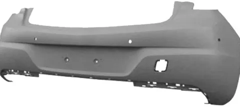 Pare chocs arrière pour OPEL ASTRA K 2016-2019, 4 trous capteurs radar, 5 portes, Neuf à peindre