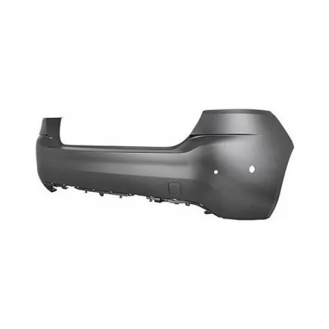 Pare chocs arrière pour PEUGEOT 308 II phase 1, 2013-2017, trous radar, Neuf à peindre