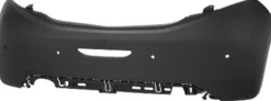 Pare chocs arrière pour PEUGEOT 208 phase 1, 2012-2015, trous radar (Bosch), Neuf à peindre