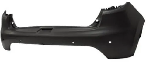 Pare chocs arrière pour RENAULT CLIO IV phase 1, 2012-2016, avec trous radars, Neuf à peindre