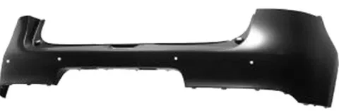Pare chocs arrière pour RENAULT MEGANE III phase 3, 4 Radars 2014-2016, partie supérieure - 5 portes
