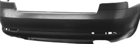 Pare chocs arrière pour SKODA OCTAVIA II ph. 2 2009-2013, Noir lisse, Mod. S.W., Neuf