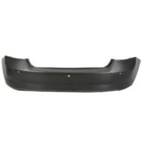 Pare chocs arrière pour SKODA FABIA III phase 1 2015-2018, avec 3 trous PDC, noire lisse, Neuf à peindre