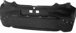 Pare chocs arrière pour TOYOTA AYGO I phase 2, 2009-2012, noir, Neuf