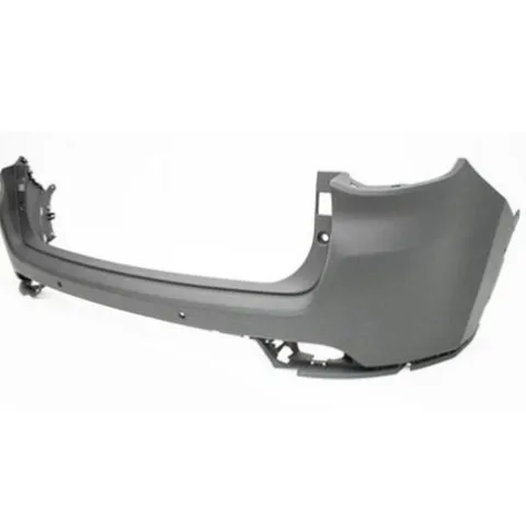 Pare chocs arrière supérieur pour JEEP COMPASS II phase 1, 2017-2021, trous radar + supports, avec supports pour dispositif visuel d'angle mort, Neuf à peindre