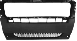 Pare chocs avant central pour PEUGEOT BOXER II phase 1, 2006-2014, noir, avec grille inférieure
