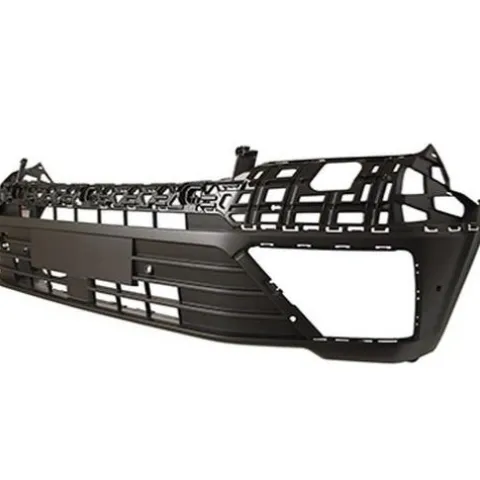 Pare chocs avant inférieur pour VOLKSWAGEN LT CRAFTER II, depuis 2017, trous radar, noir grainé, neuf
