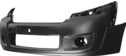 Pare chocs avant noir pour CITROËN JUMPY II 2007-2016, Noir,avec trous feux antibrouillard, Neuf
