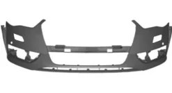 Pare chocs avant pour AUDI A3 III ph.1 (3 portes) 2012-2016, trous radar & lave phares, Neuf à peindre