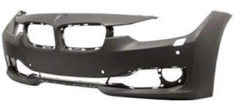 Pare chocs avant pour BMW Serie 3 F30, 2012-2014, trous radar + supports, trous lave-phares, Mod. MODERN LUXURY SPORT, Neuf à peindre