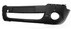 Pare chocs avant pour CITROËN BERLINGO II phase 2, 2012-2015, trous moulures et feux antibrouillard, noir