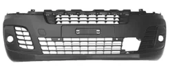 Pare chocs avant pour CITROËN JUMPY III SPACE-TOURER depuis 2016 >, avec trous PDC, détection des obstacles et feux antibrouillard, noir, Neuf