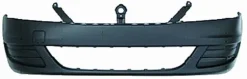 Pare chocs avant pour DACIA LOGAN I MCV phase 2, 2008-2013, noir, Neuf